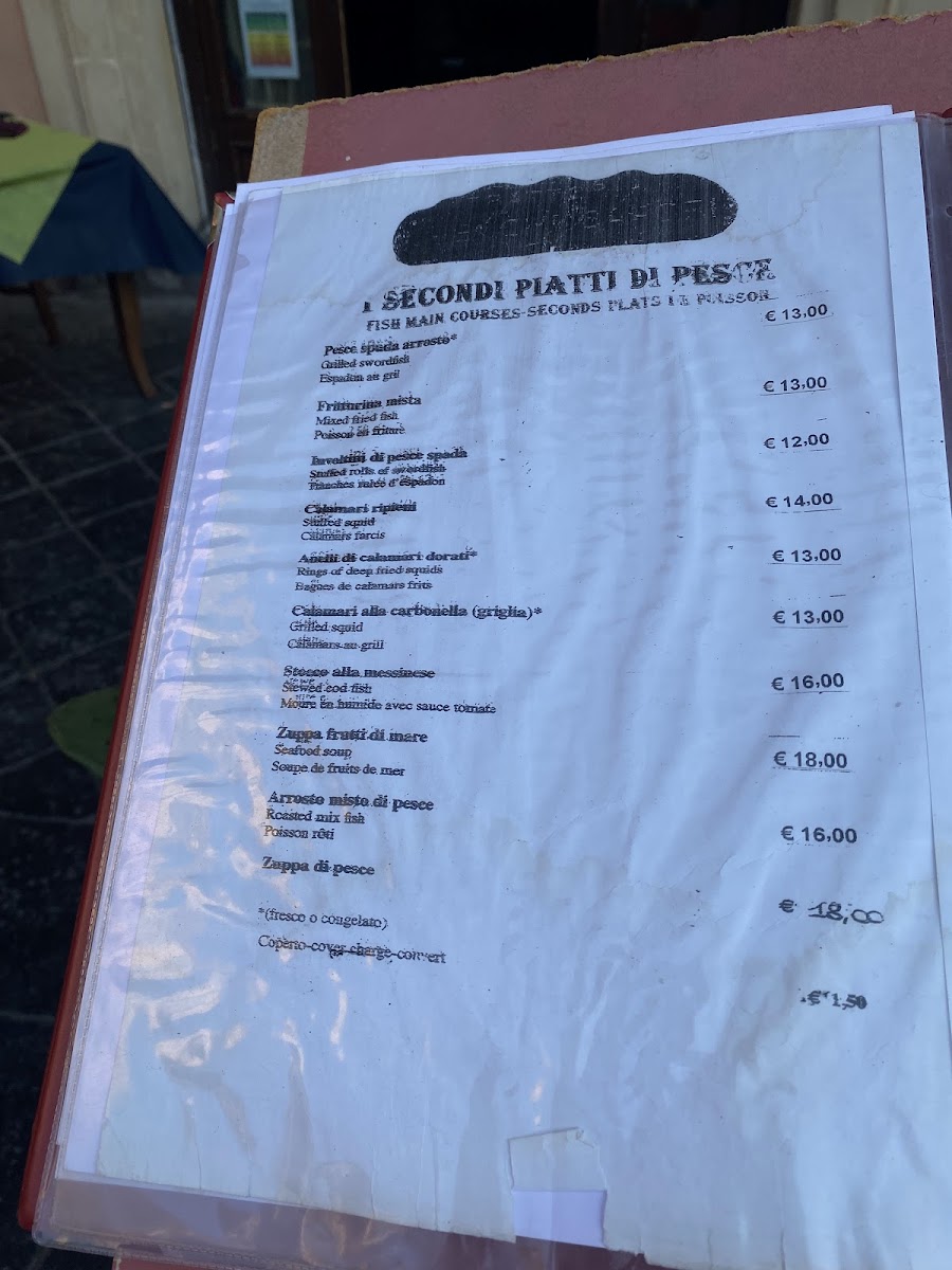 Vecchi Sapori Menu - Image 6